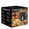 Аэрогриль фритюрница SOKANY SK-8018 на 5 л мультипечь с таймером и терморегулятором.