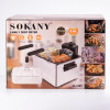 Фритюрница электрическая 5 л 2100 Вт профессиональная фритюрница SOKANY