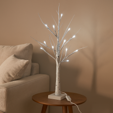 Светодиодное дерево «Береза» 60 см с 24 LED диодами.