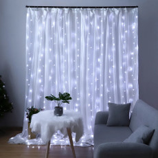 Светодиодная гирлянда Водопад 3*2м 350 Led Белый от сети