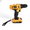 Шуруповерт акумуляторний DeWalt 24V з набором інструментів у кейсі, 2 акумулятори 5.0Ah