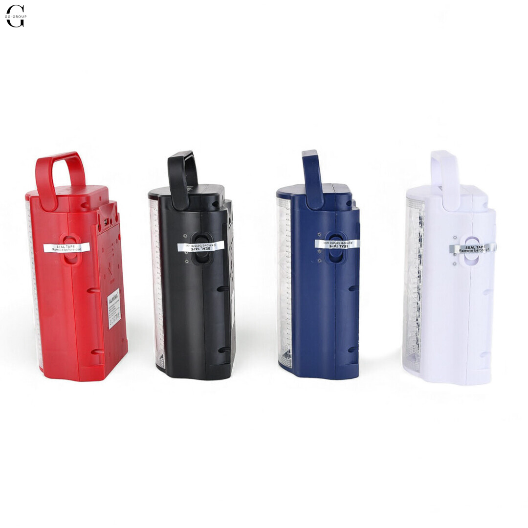 Світлодіодний акумуляторний ліхтар Almina DL-2424 з сонячною батареєю 8 Вт, Power Bank 6V 4Ah
