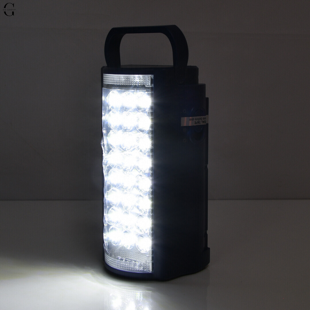 Світлодіодний акумуляторний ліхтар Almina DL-2424 з сонячною батареєю 8 Вт, Power Bank 6V 4Ah