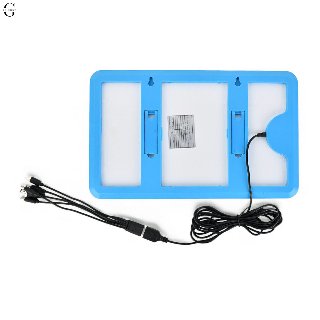 Світлодіодний акумуляторний ліхтар Almina DL-2424 з сонячною батареєю 8 Вт, Power Bank 6V 4Ah