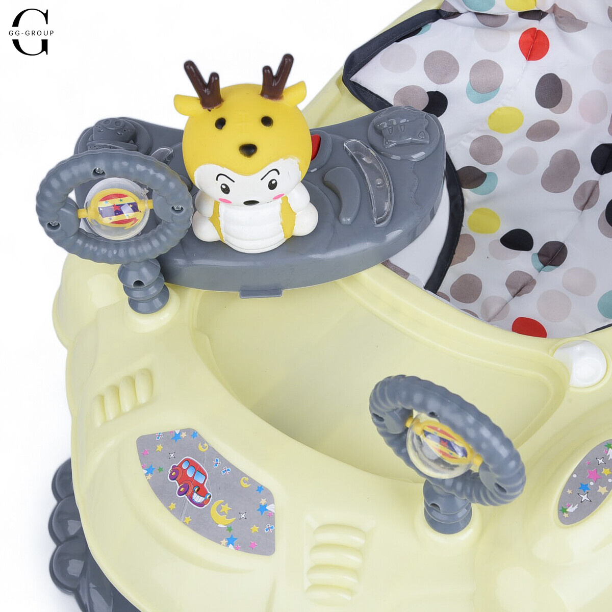 Детские ходунки Bambi M3168 SONIK Желто-Серый