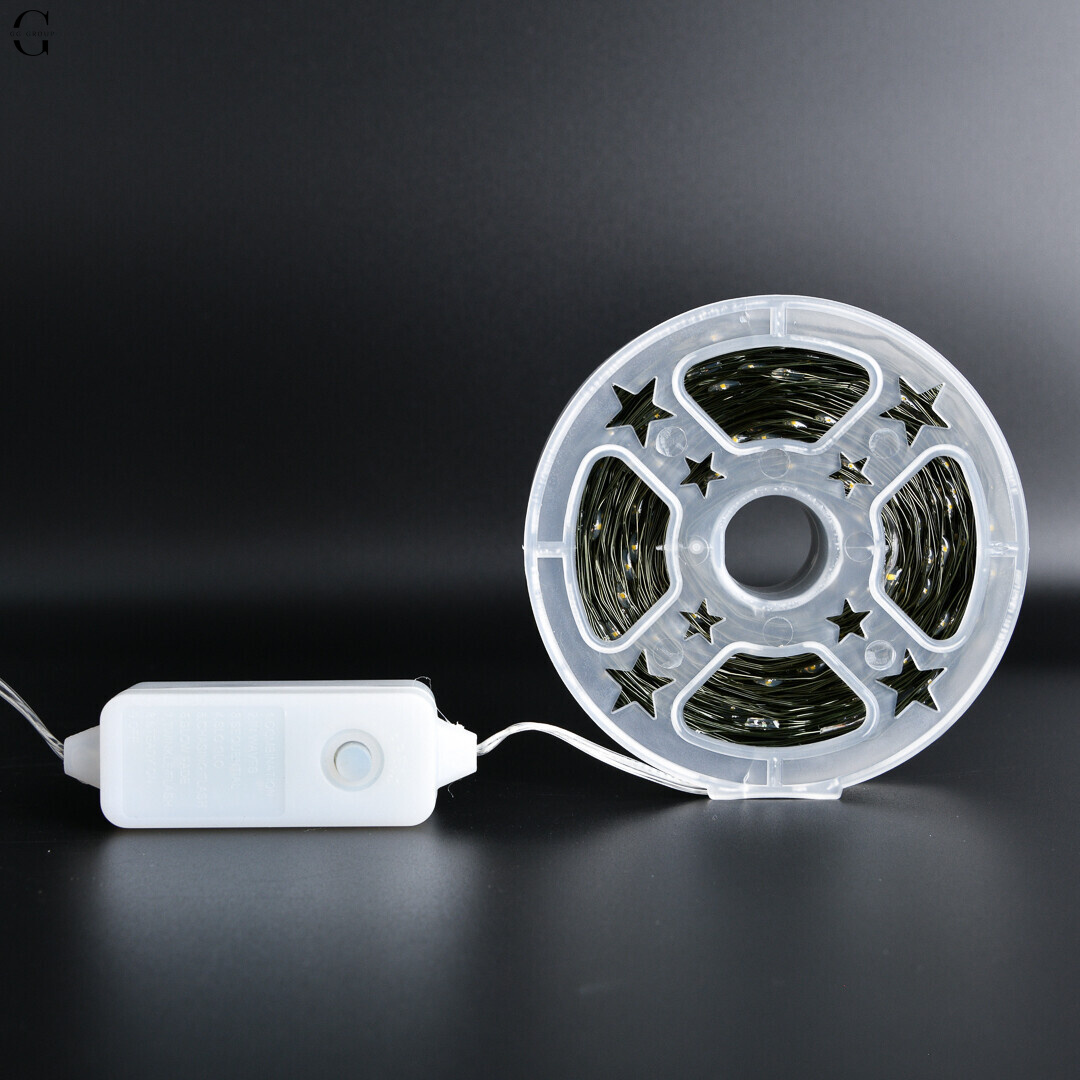 Гирлянда Роса 100 м/1000 High-Brightness LED, IP44 питание 220В, катушка