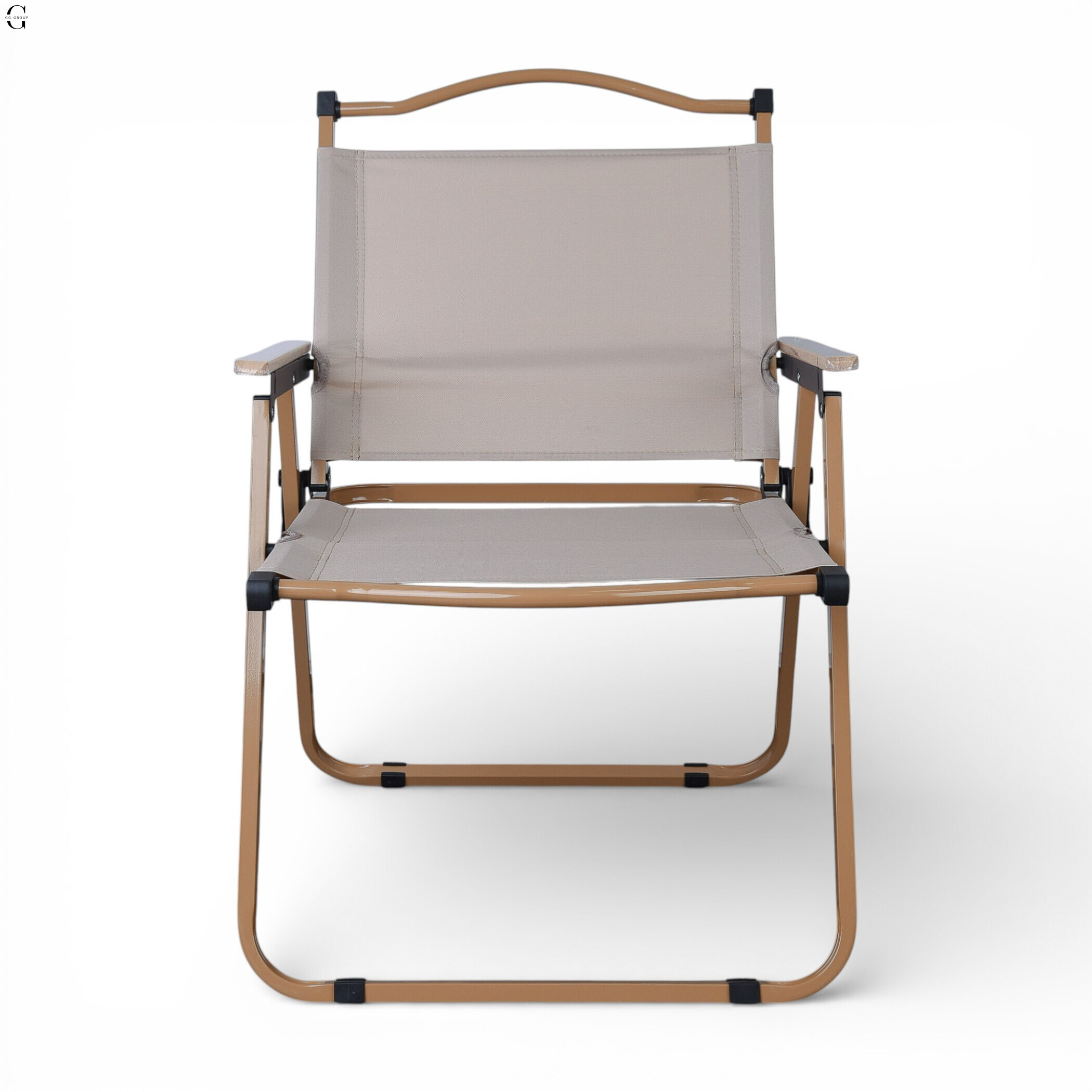 Складное туристическое кресло 600D Oxford, стальная рама, до 120 кг, 55×46 см