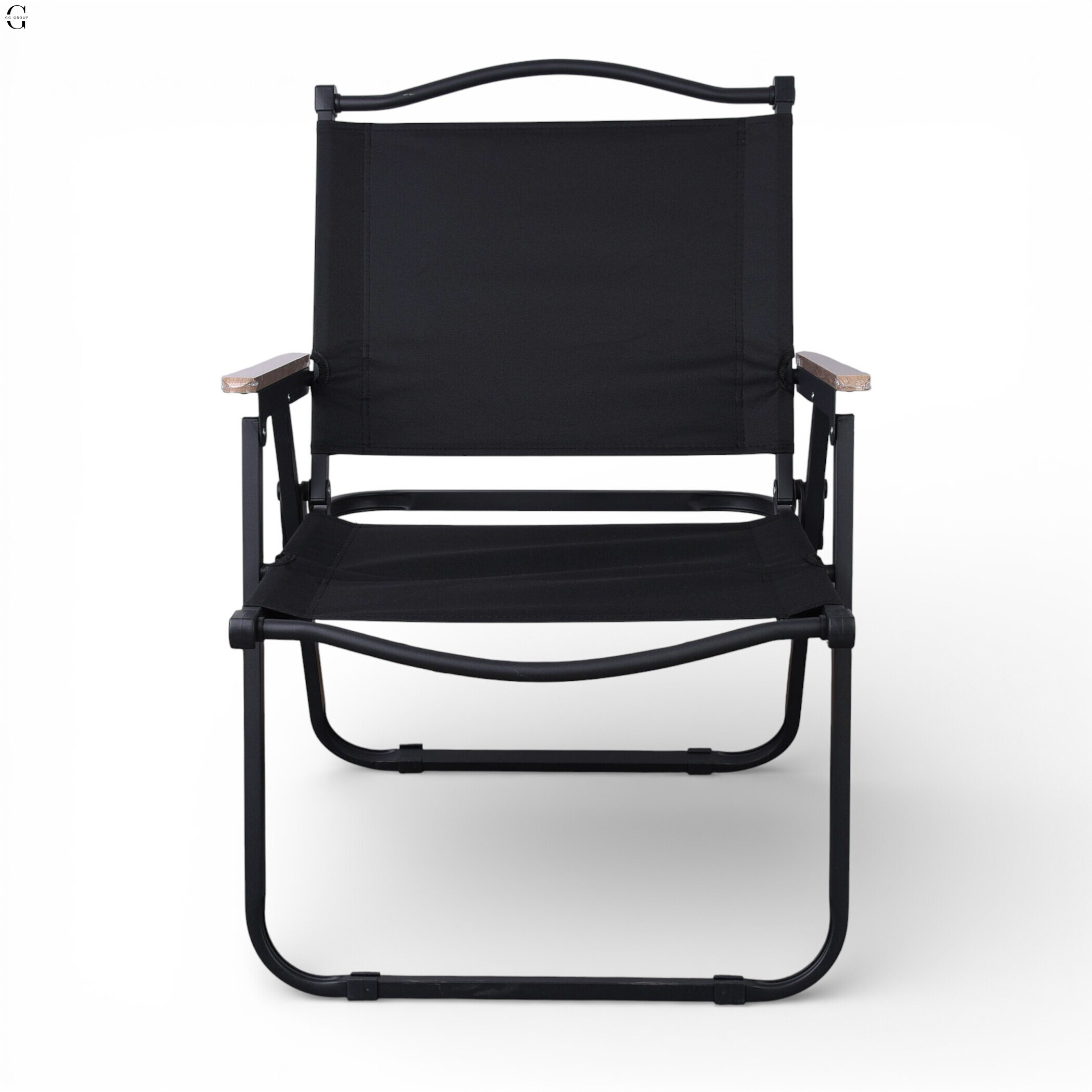 Складное туристическое кресло 600D Oxford, стальная рама, до 120 кг, 55×46 см