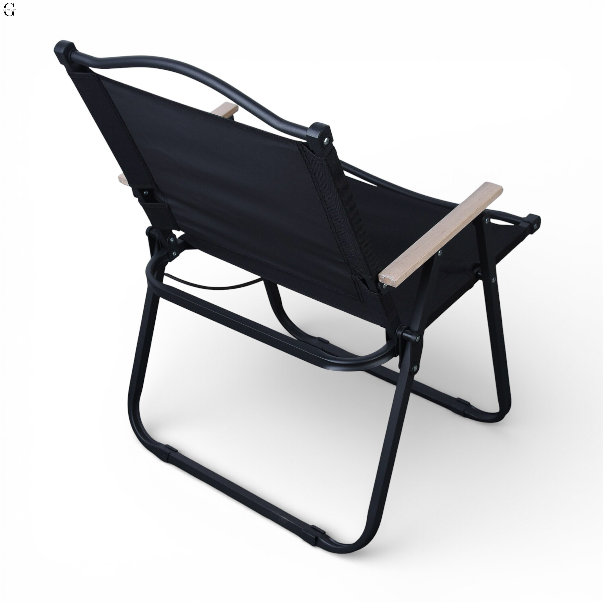Складное туристическое кресло 600D Oxford, стальная рама, до 120 кг, 55×46 см