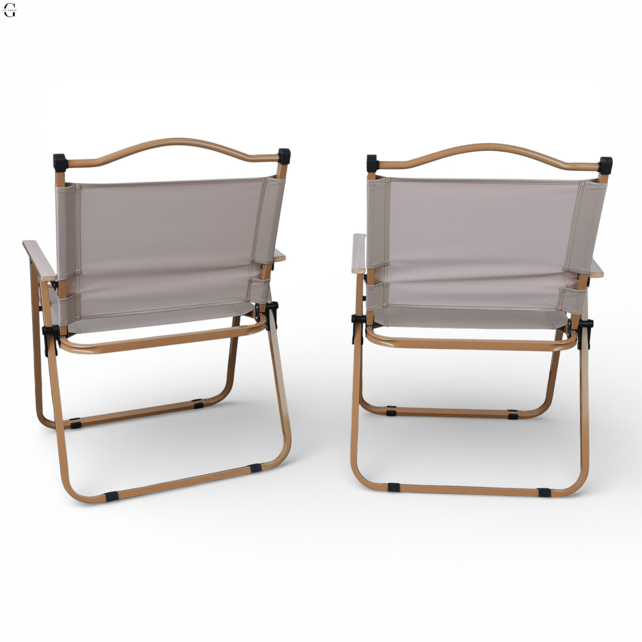 Набор туристических складных кресел со столом CampSet Outdoor – 2 кемпинговых стула и стол.