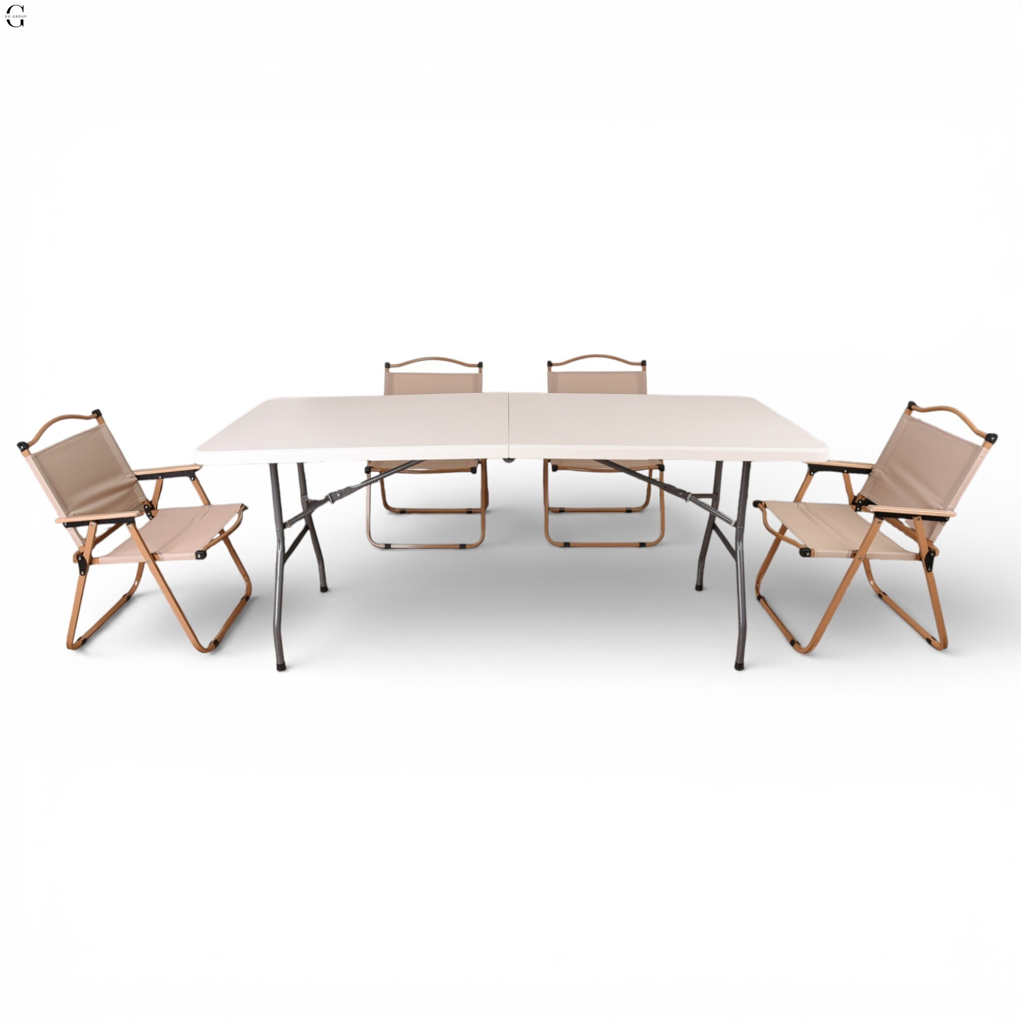 Кемпинговый набор складной мебели Outdoor Picnic – стол 180×75 см и 4 туристических кресла.