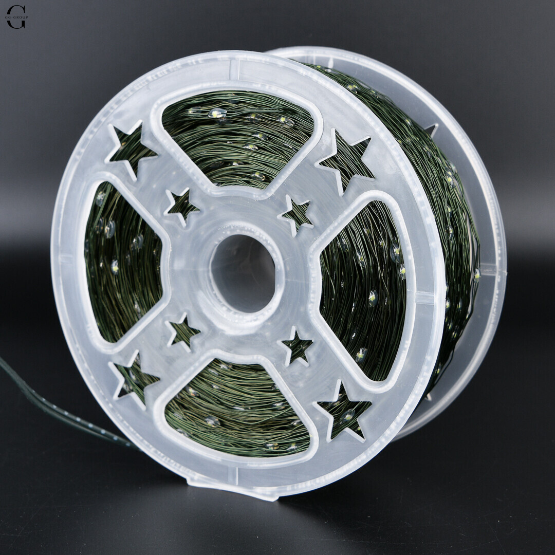 Гірлянда «РОСА 200 метрів біла» — 2000 LED, Світло, MiniLED / High-Brightness