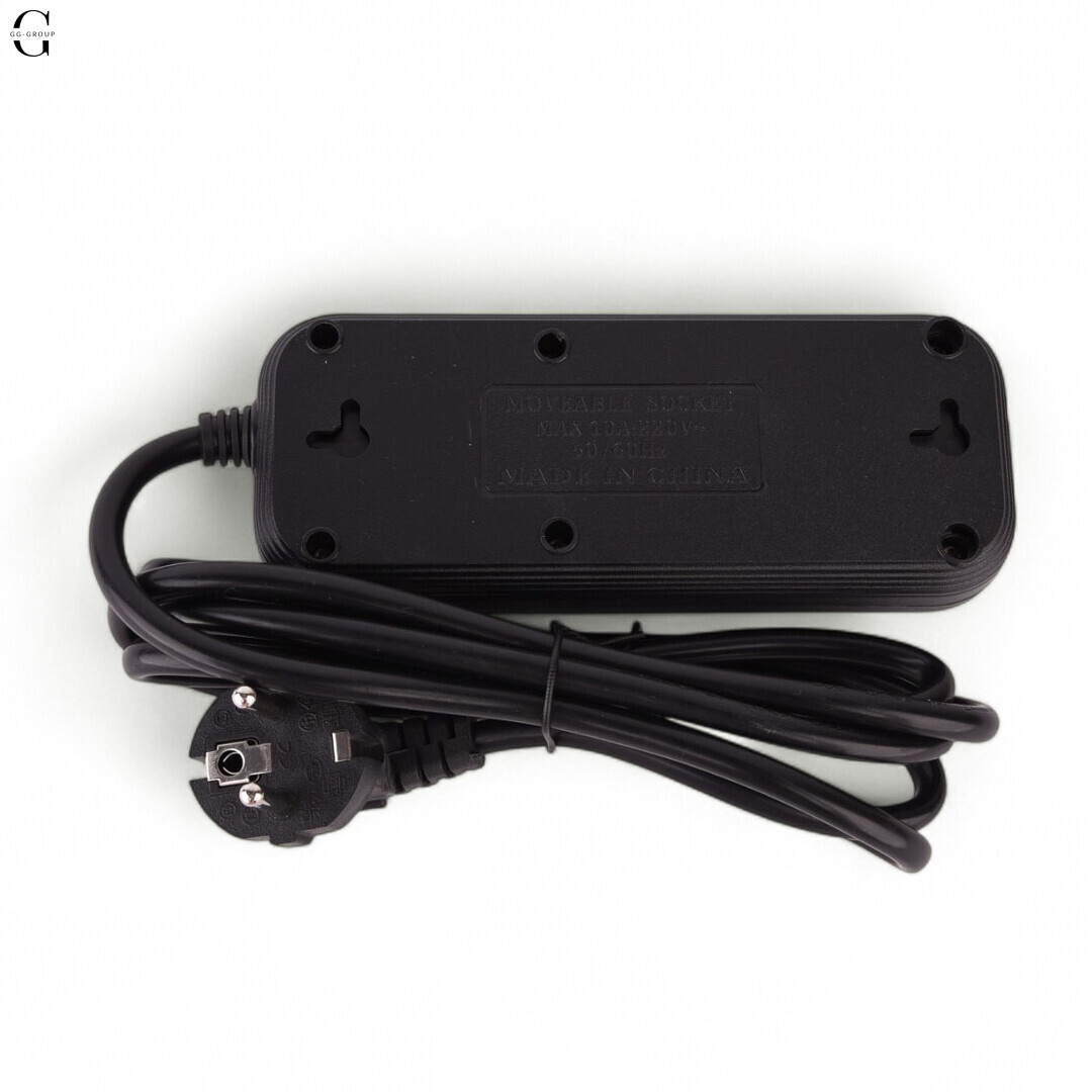 Сетевой фильтр Удлинитель USB Т-56 (2×220В+2×USB+1×Type-C),2m