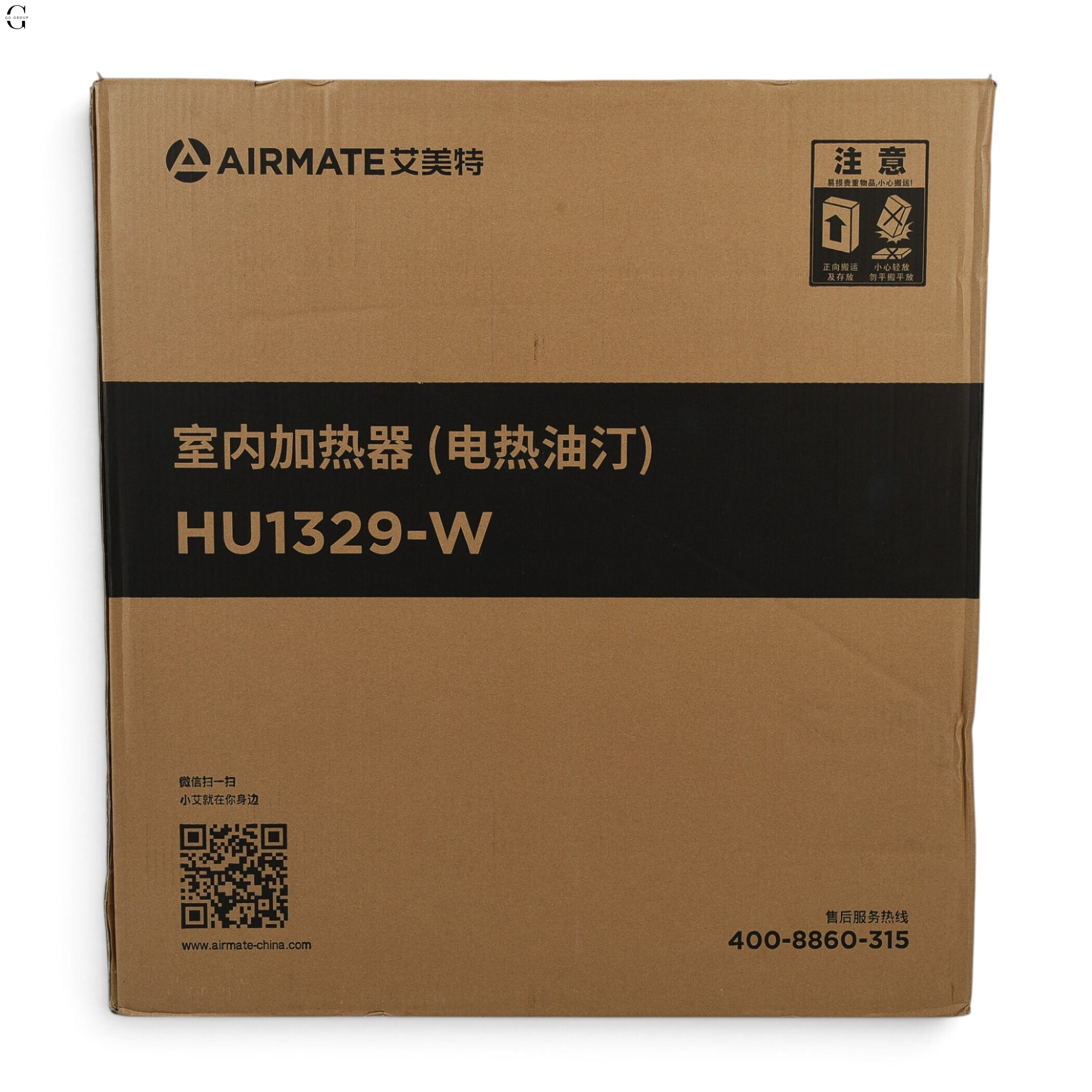Масляний обігрівач Airmate HU1329-W 2200 Вт з термостатом, 3 режимами потужності, сушаркою та зволожувачем