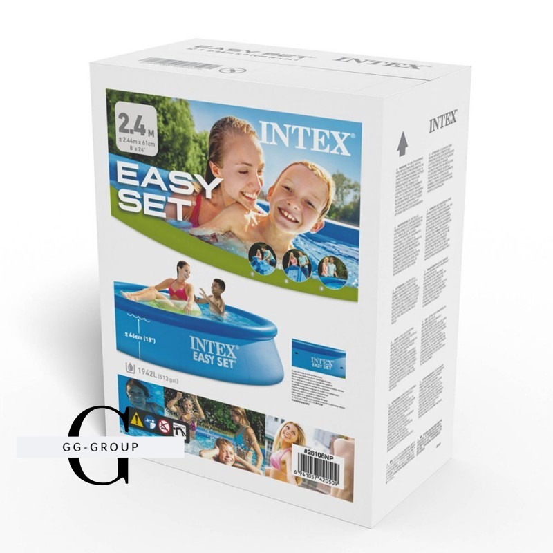 Intex Басейн наливний 244 х 61см, 1942л, 
