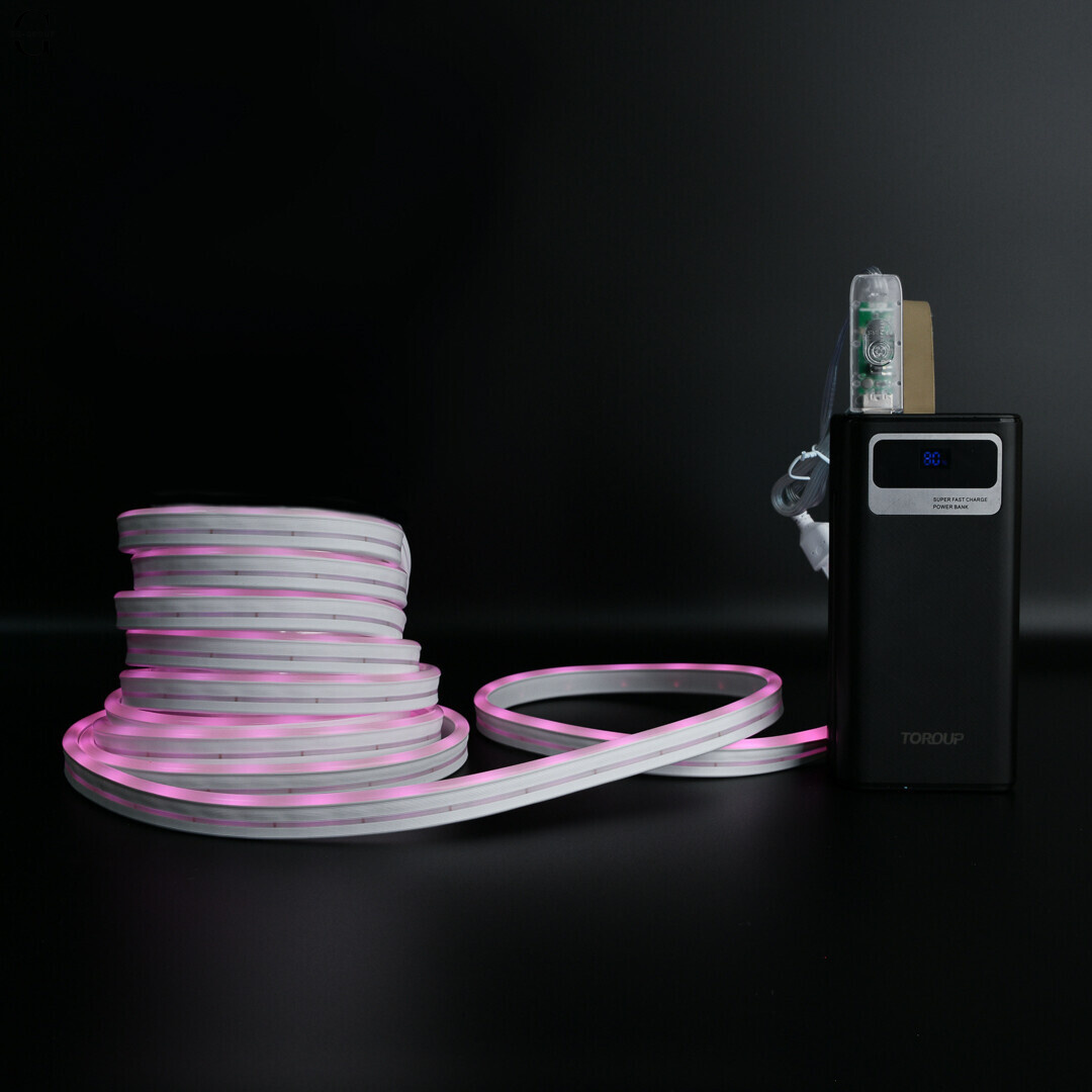 Неонова LED-стрічка RGB 10 м/USB/Пульт + Мобільний додаток