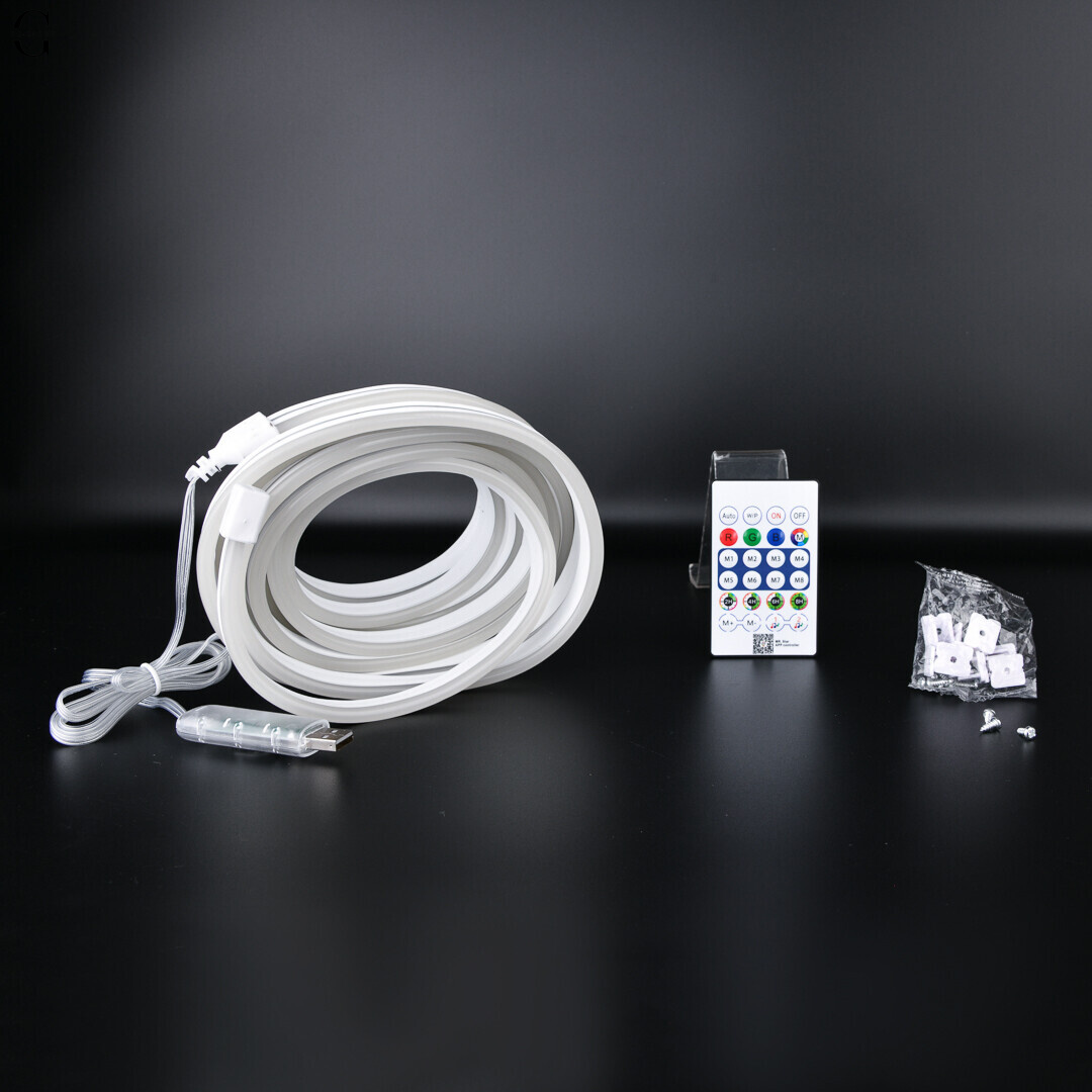 Неонова LED-стрічка RGB 10 м/USB/Пульт + Мобільний додаток
