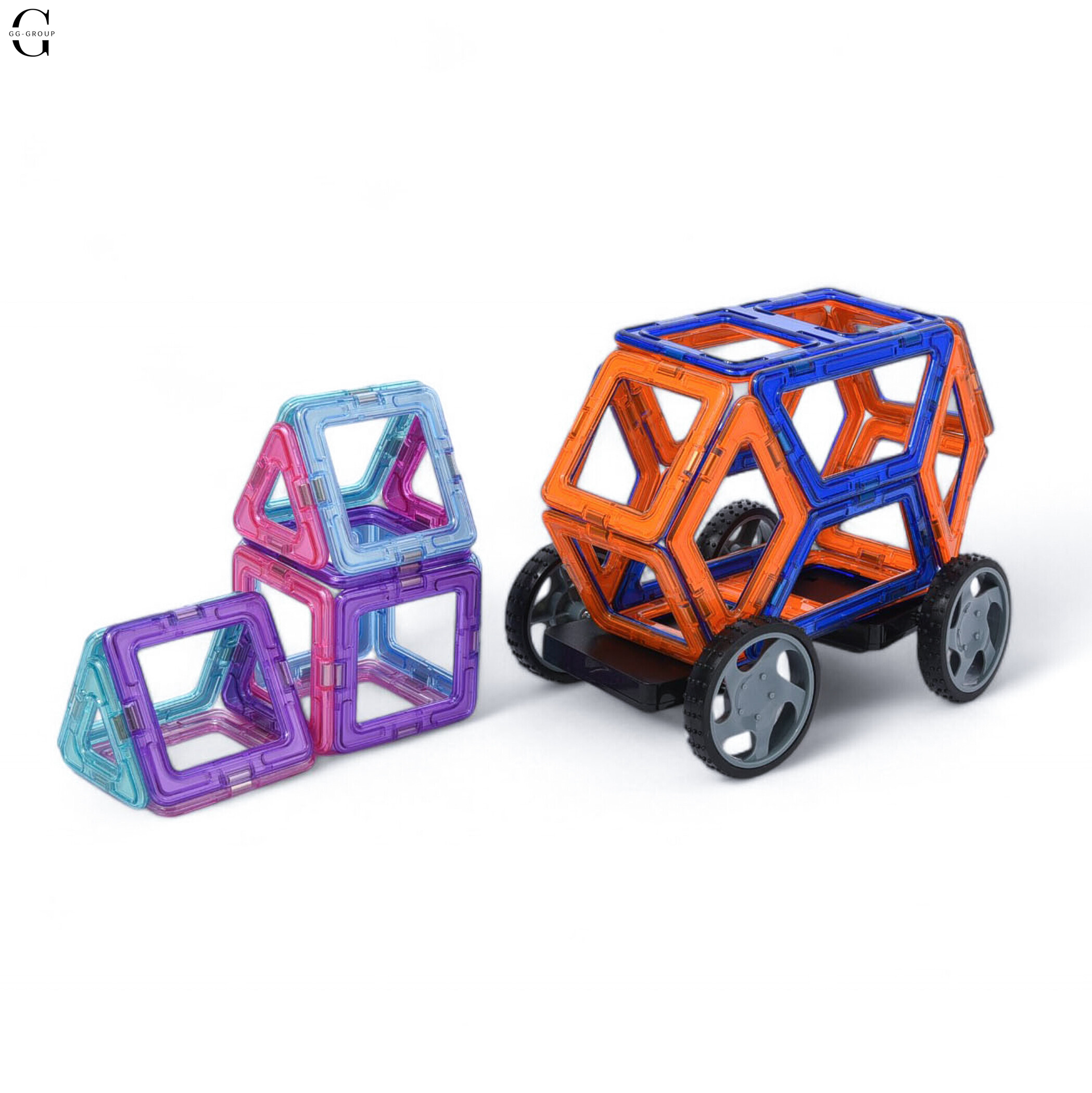 Магнитный конструктор Magical Magnet 74 детали транспорт Magnit/Magical/LIMO TOY
