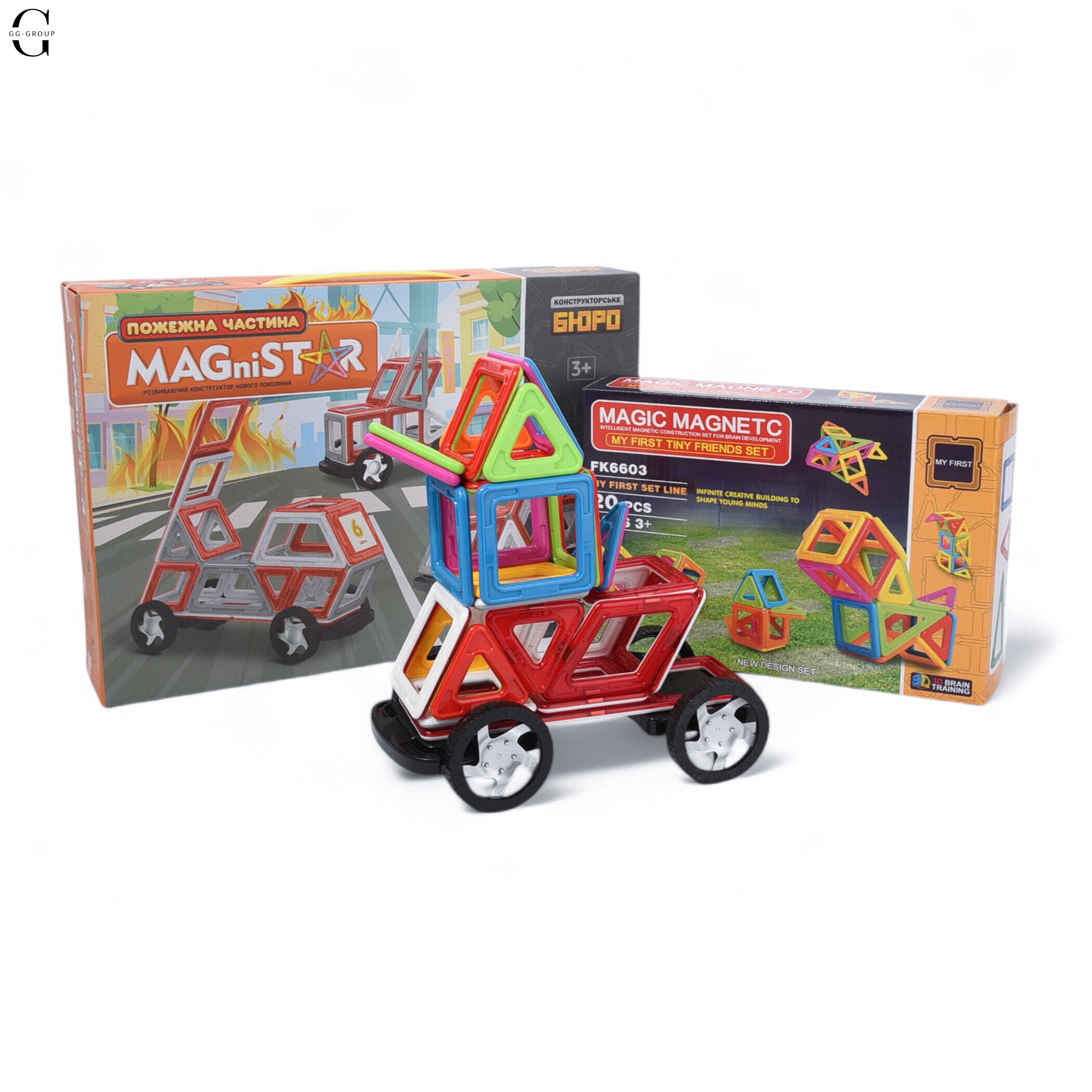 Магнитный конструктор Magnit/Magical/LIMO TOY 83 деталей