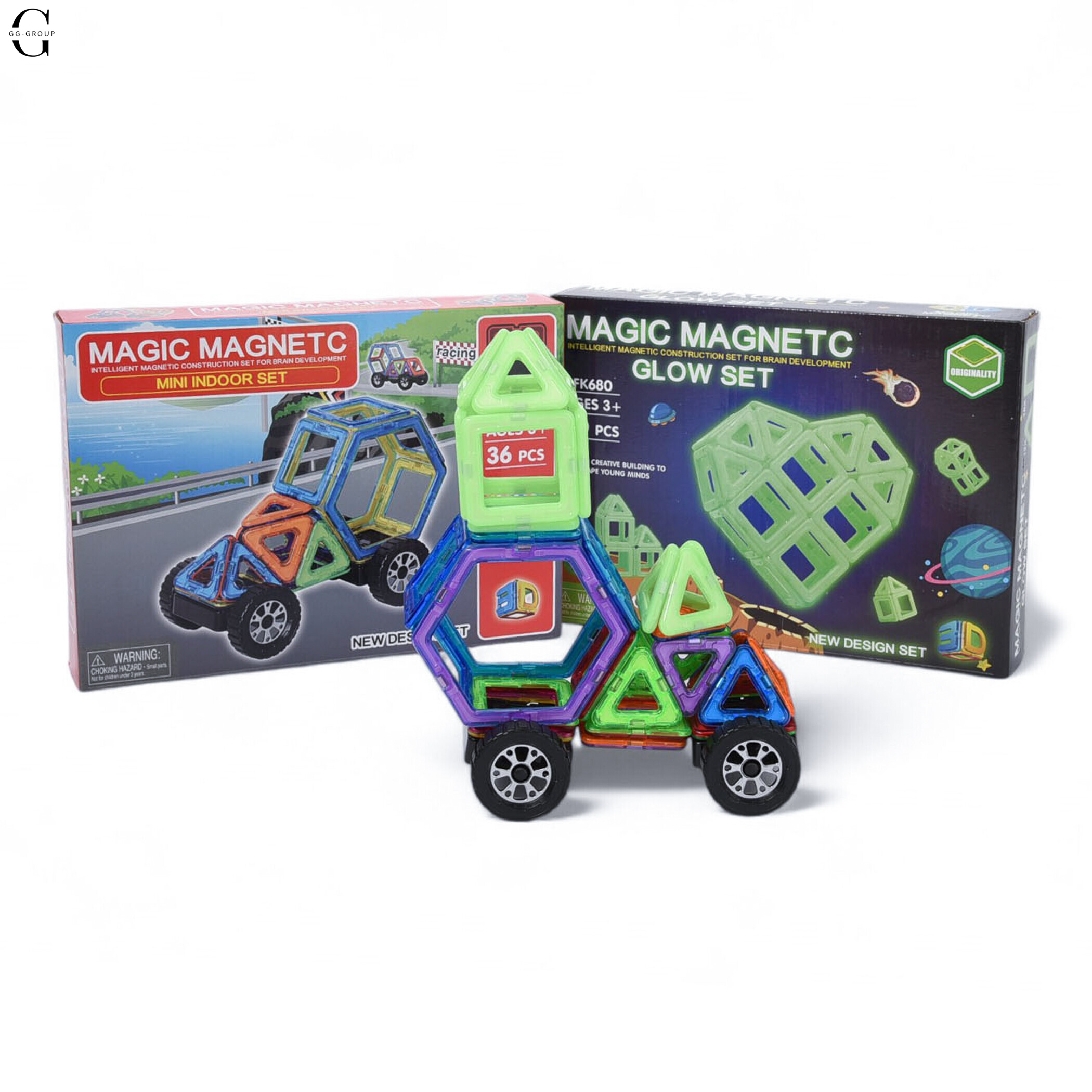 Магнитный конструктор Magical Magnet деталей 66