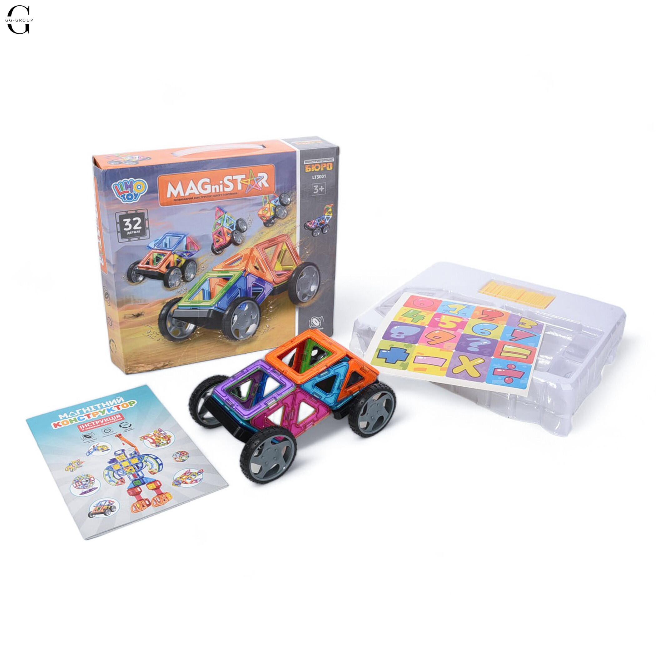 Магнитный конструктор 94 деталей Magnit/Magical/LIMO TOY