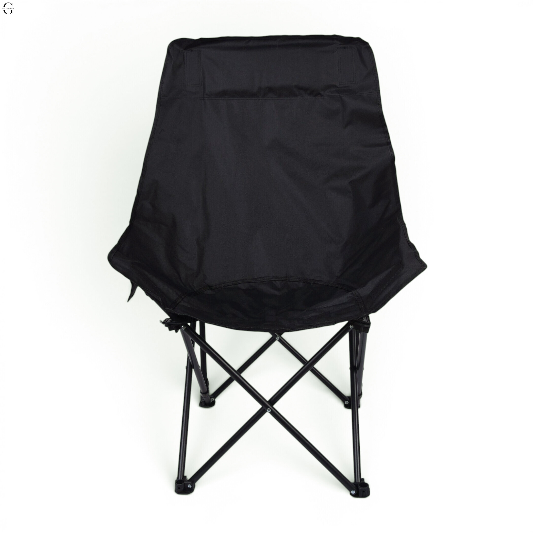     Складне туристичне крісло-павук Compact Outdoor Chair 100 кг з чохлом чорне