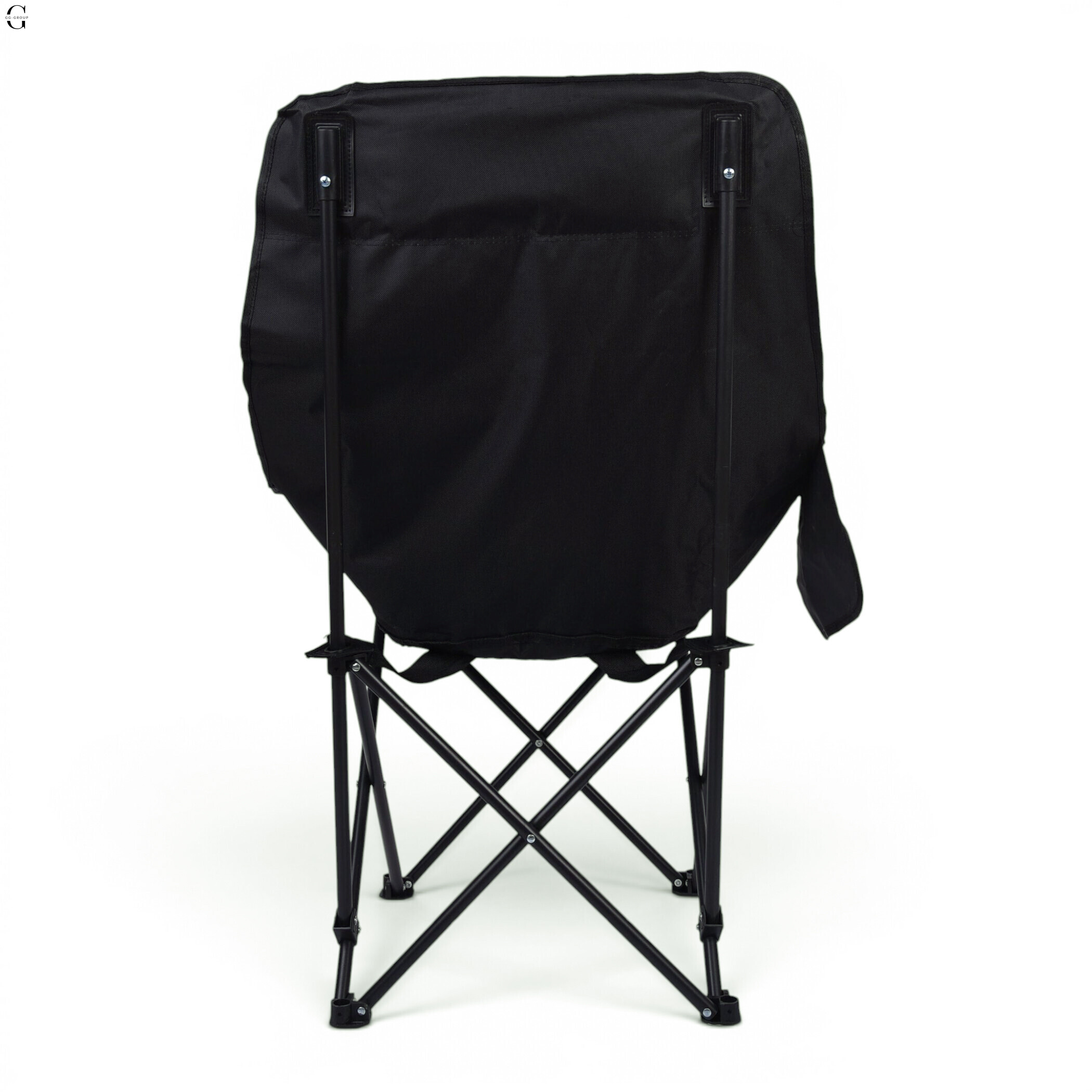     Складне туристичне крісло-павук Compact Outdoor Chair 100 кг з чохлом чорне