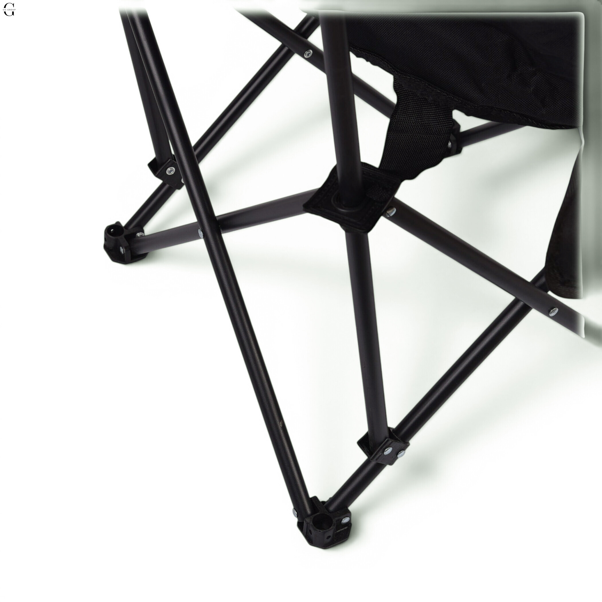     Складне туристичне крісло-павук Compact Outdoor Chair 100 кг з чохлом чорне