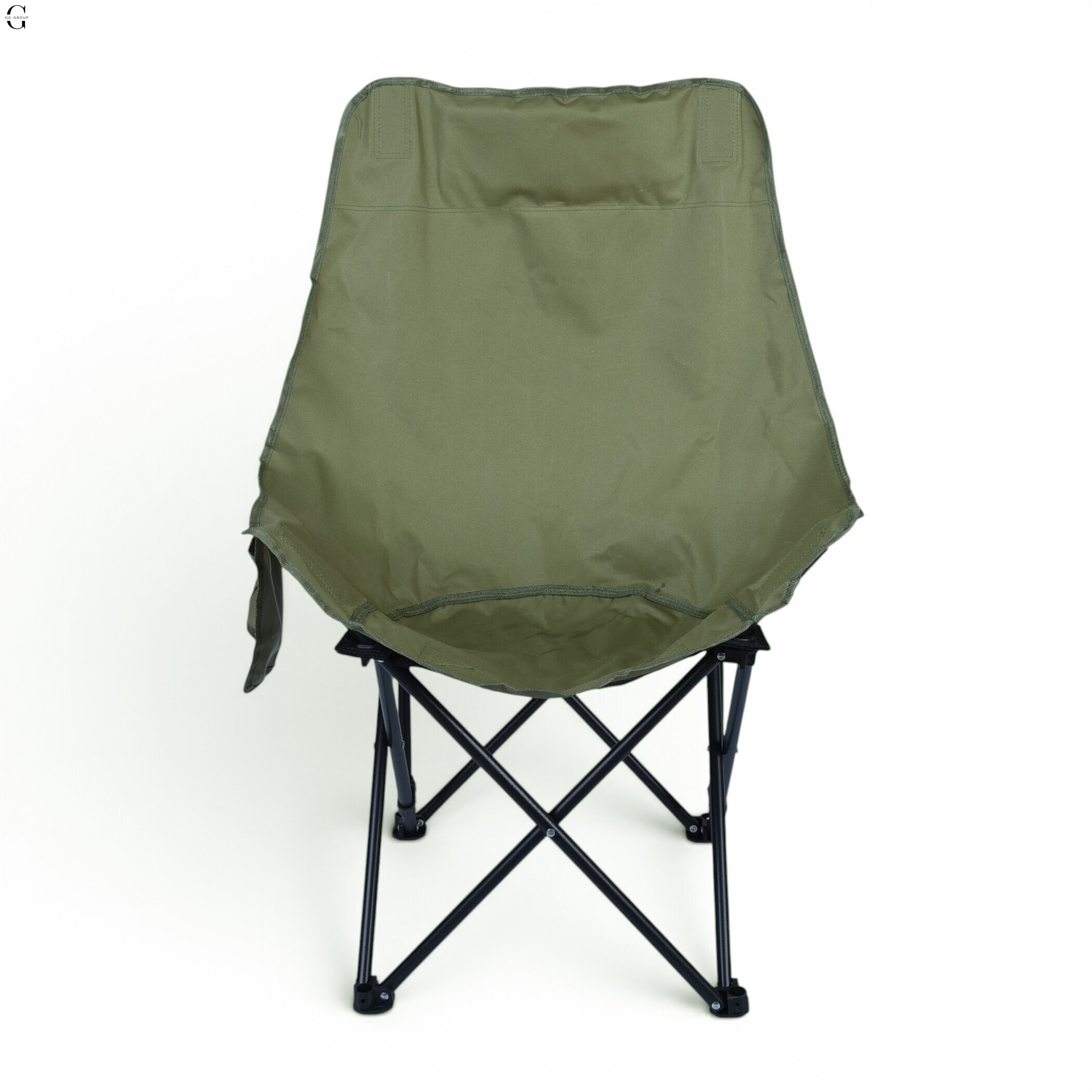     Складне туристичне крісло-павук Compact Outdoor Chair 100 кг з чохлом чорне