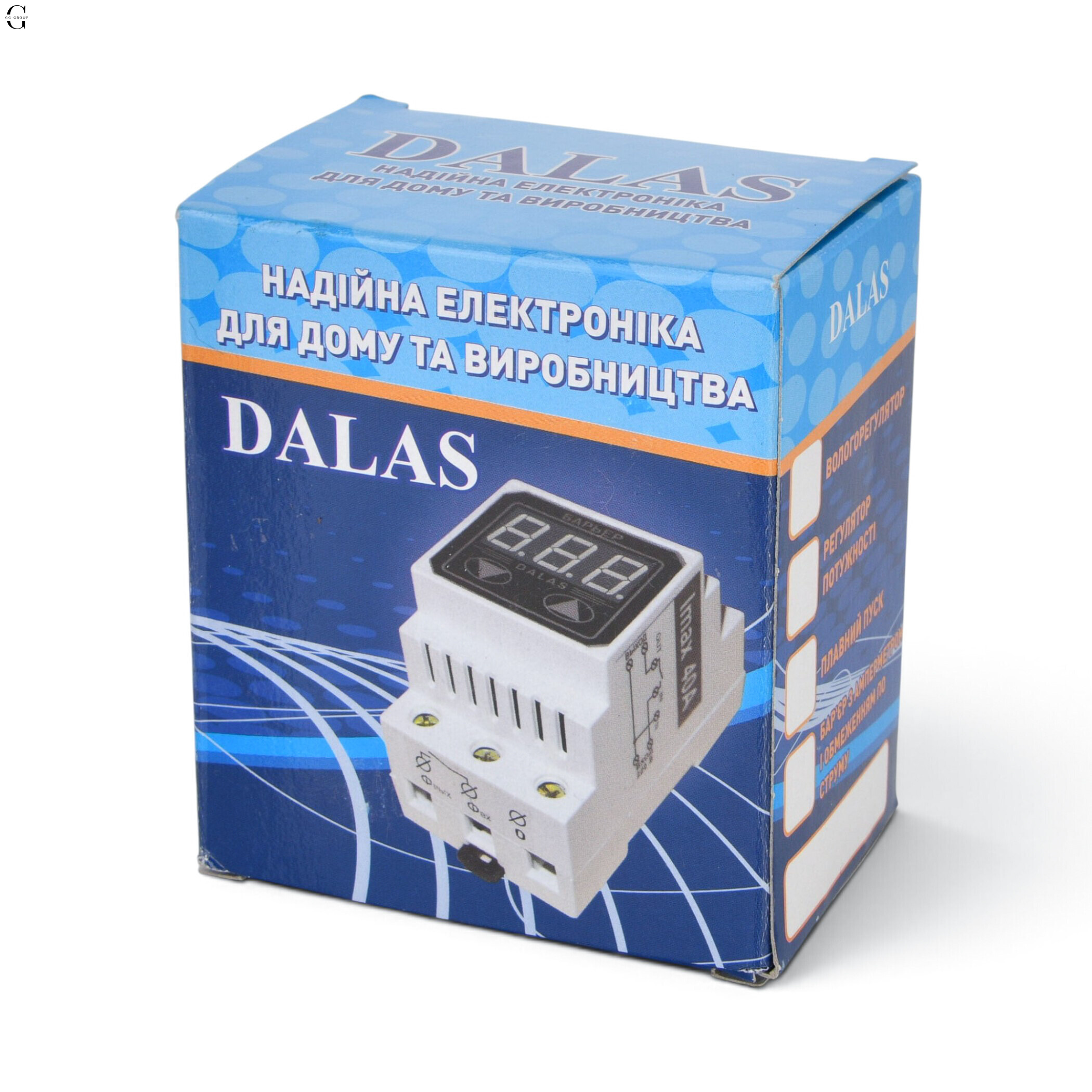 Семициклічний таймер DALAS 10A 220В із цифровим дисплеєм