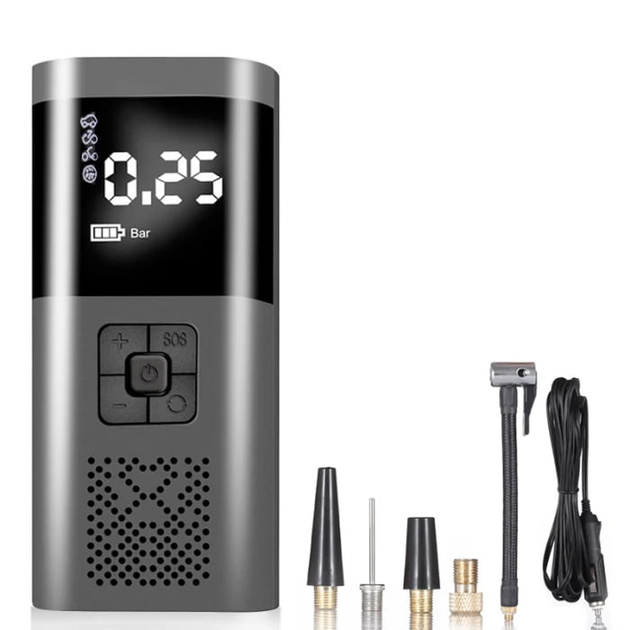 Портативний компресор акумуляторний Wireless air pump VC027