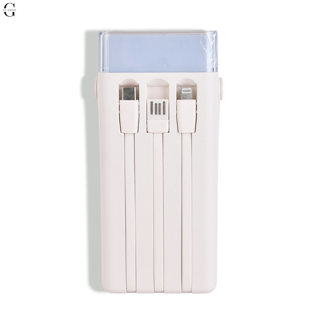 Power Bank Torima TRM-1041 40000mAh 22.5W Fast Charge с LED-дисплеем и 5 выходами Белый