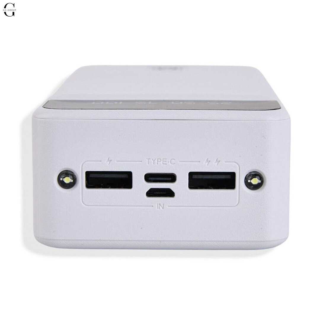 Power Bank MAXCELL 30000mAh PJ0086B J91B, зовнішній аккумулятор 2.1A з LED-індикатором