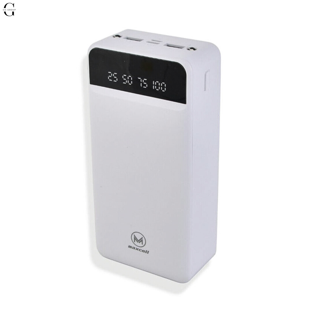Power Bank MAXCELL 30000mAh PJ0086B J91B, зовнішній аккумулятор 2.1A з LED-індикатором