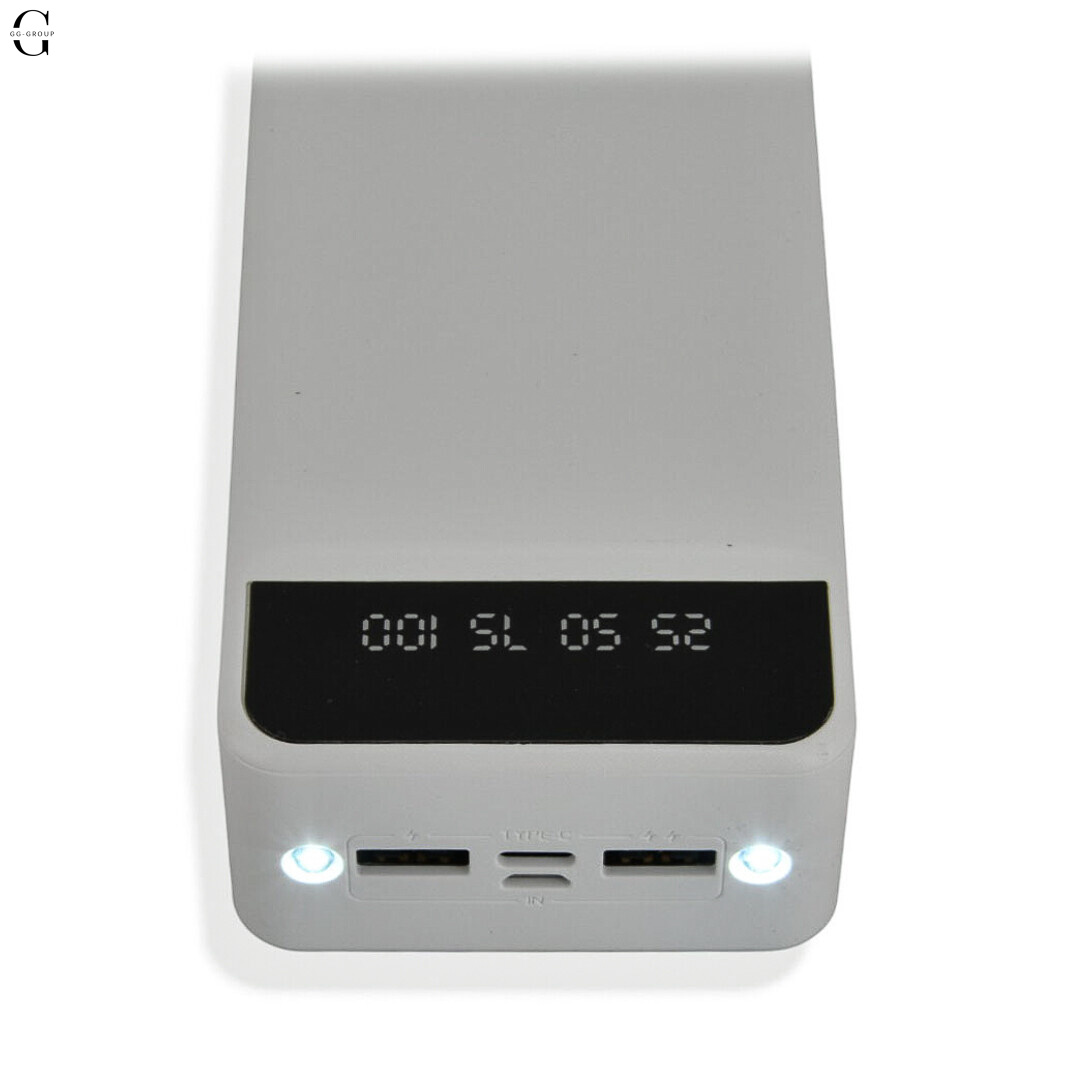 Power Bank MAXCELL 30000mAh PJ0086B J91B, зовнішній аккумулятор 2.1A з LED-індикатором