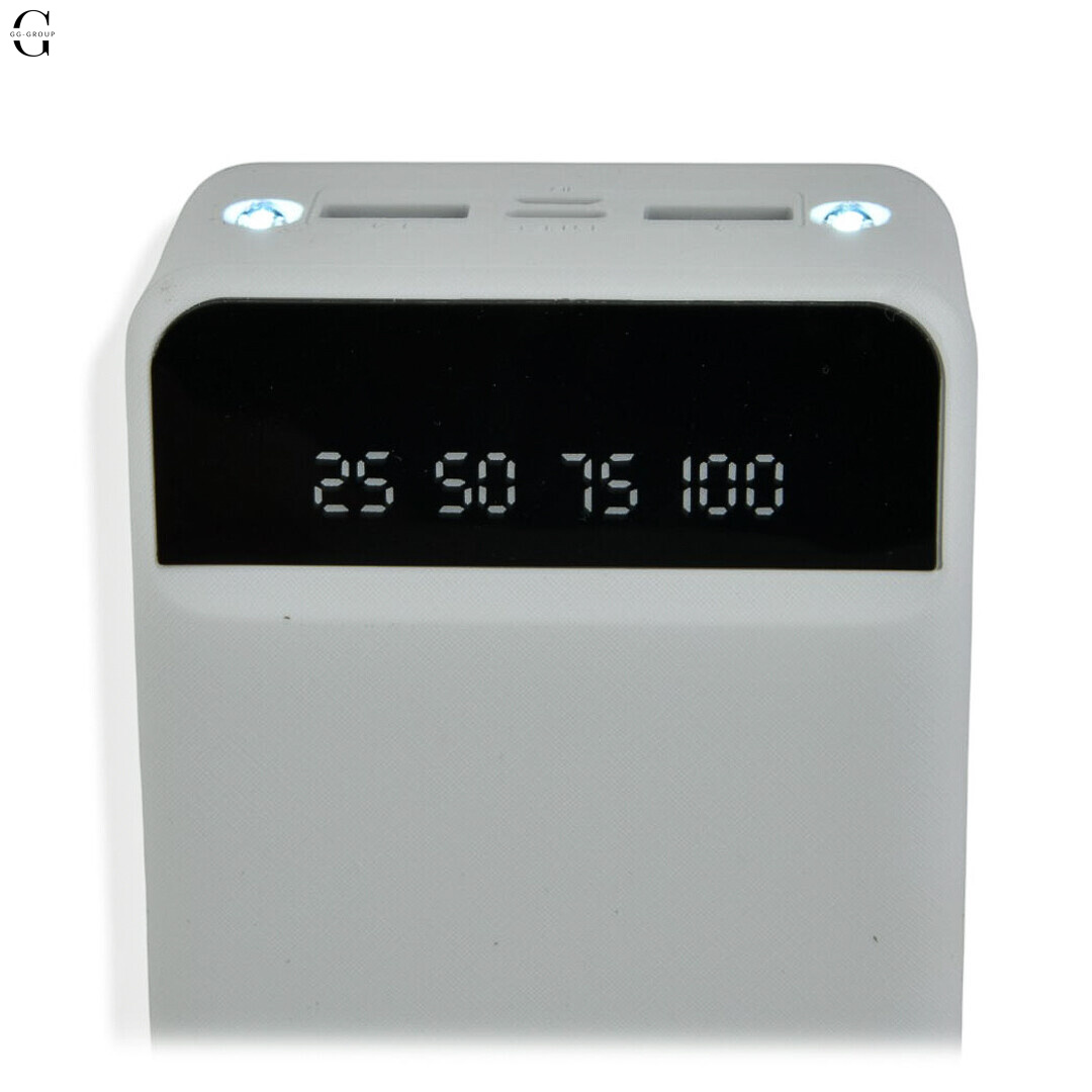 Power Bank MAXCELL 30000mAh PJ0086B J91B, зовнішній аккумулятор 2.1A з LED-індикатором