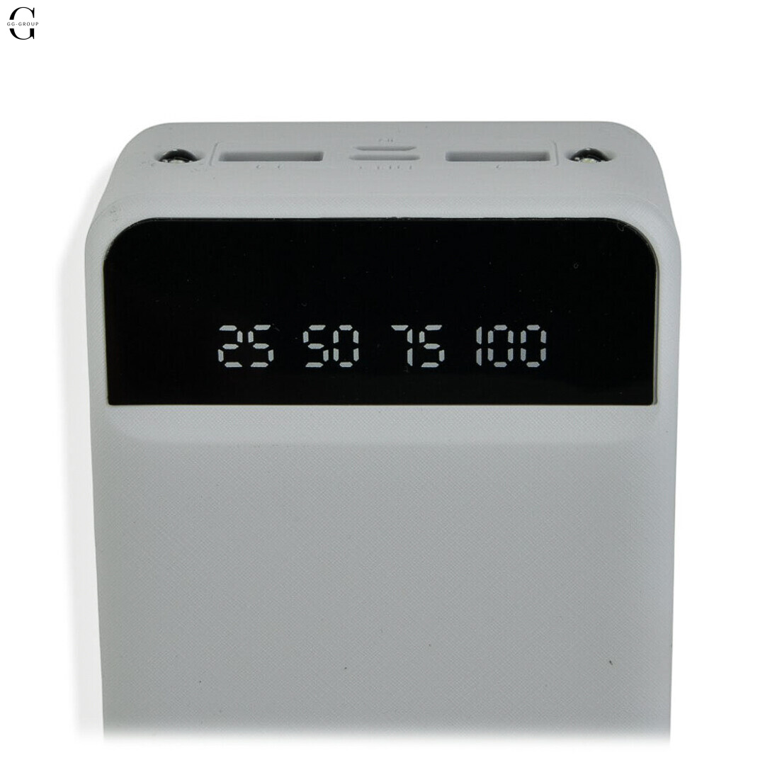Power Bank MAXCELL 30000mAh PJ0086B J91B, зовнішній аккумулятор 2.1A з LED-індикатором
