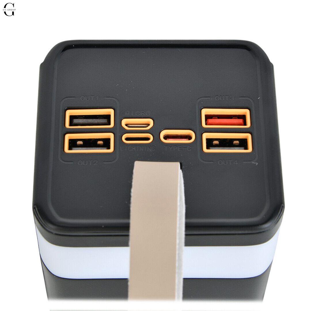 Повербанк Power Bank 7GO GPW-01 50000mAh PD 22.5W — 4 USB, Type-C, Micro-USB, iPhone