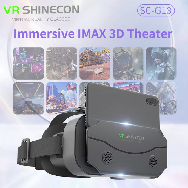 Окуляри віртуальної реальності VR SHINECON SC-G13 Чорний