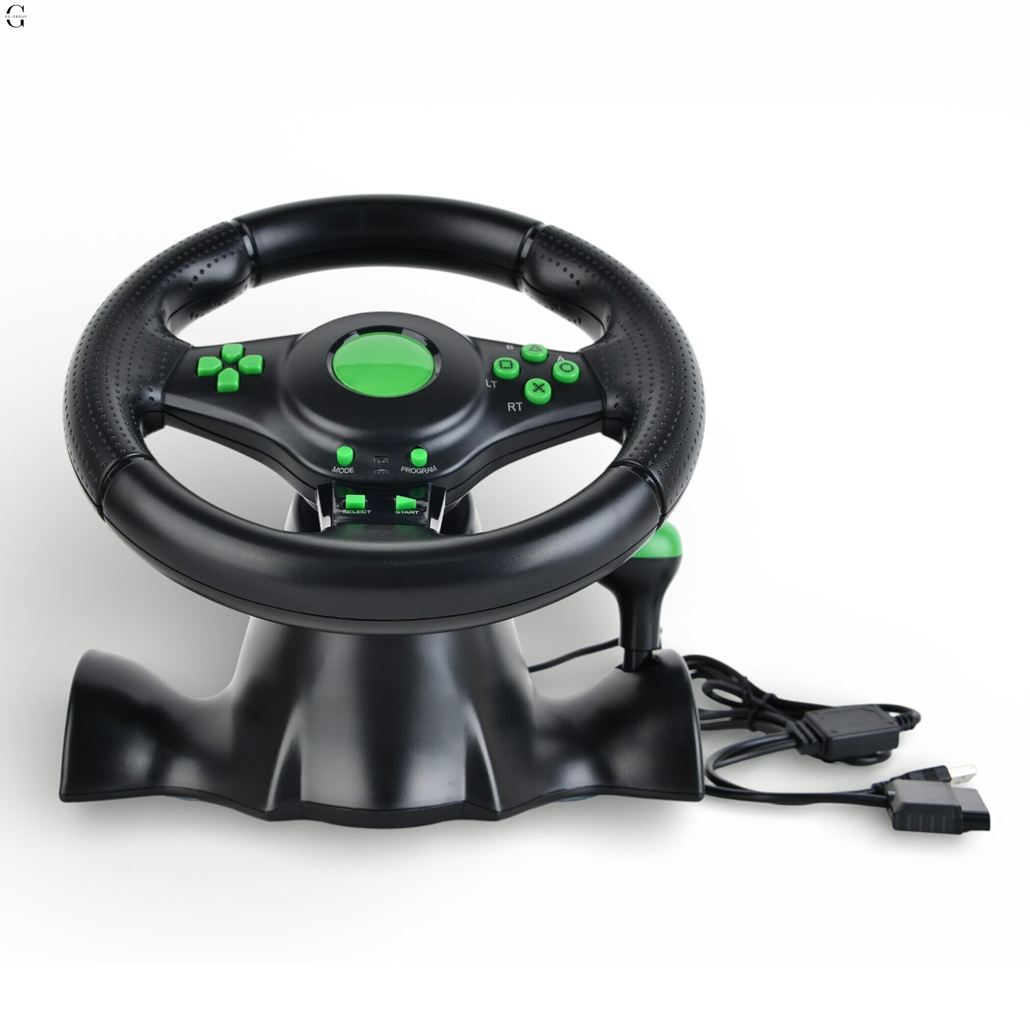 Ігрове кермо USB 3в1 для Xbox, ПК та PS3 з педалями