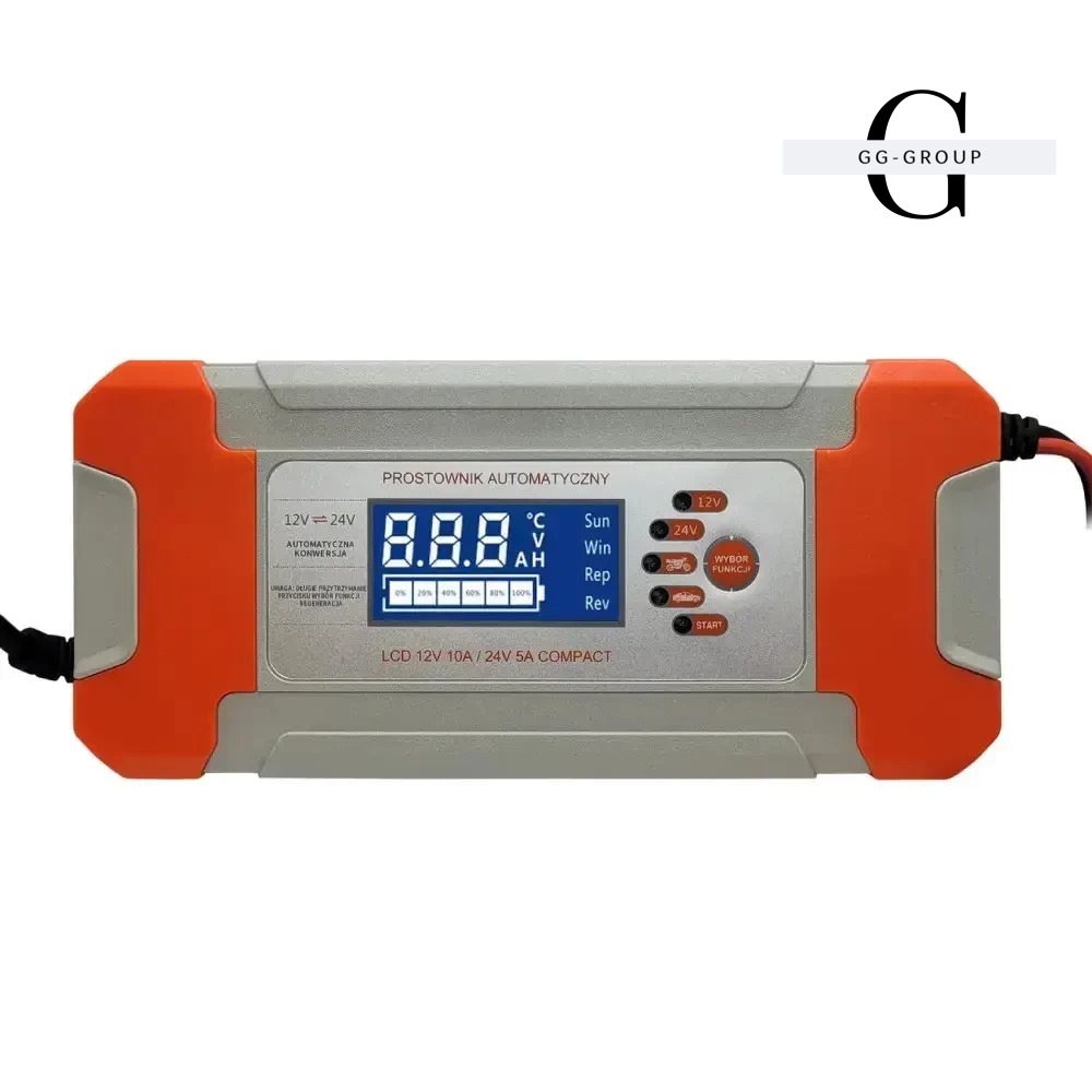 Зарядний пристрій для акумулятора Smart Pulse Charger 10,0Ач/12В-24В / ART5036