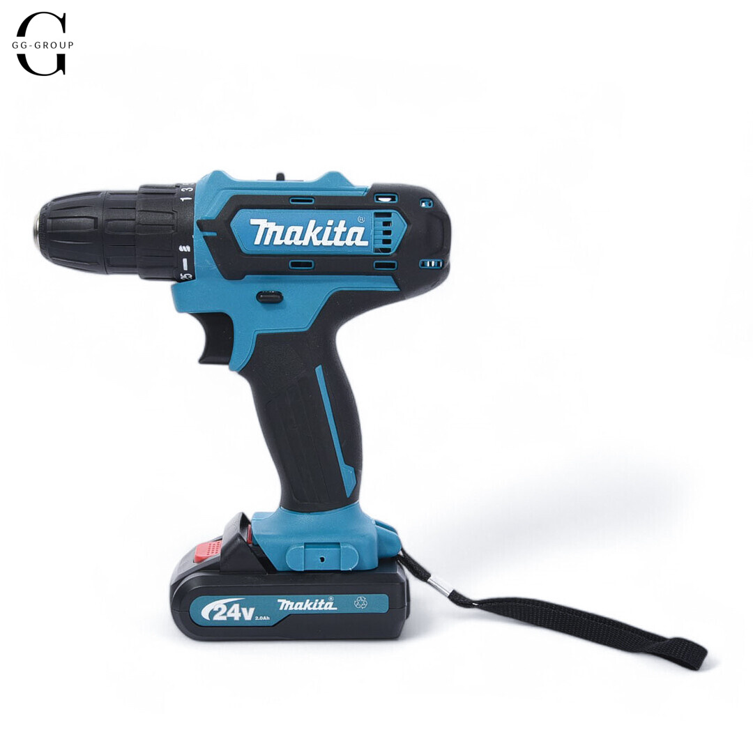 Шурупокрут Makita з двома акумуляторами 24V + Браслет в подарунок 