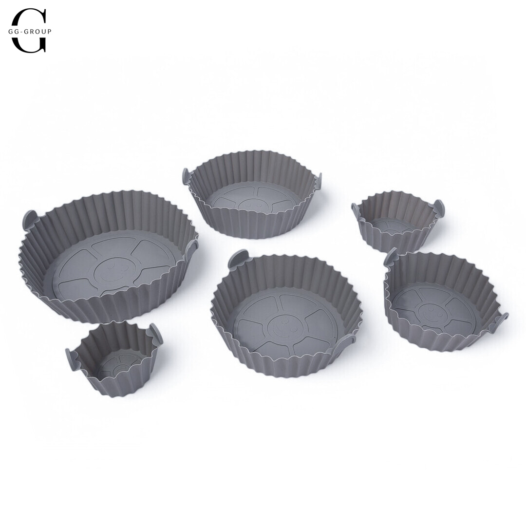 Набор силиконовых корзин для фритюра и выпечки Food Grade Silica 880-3