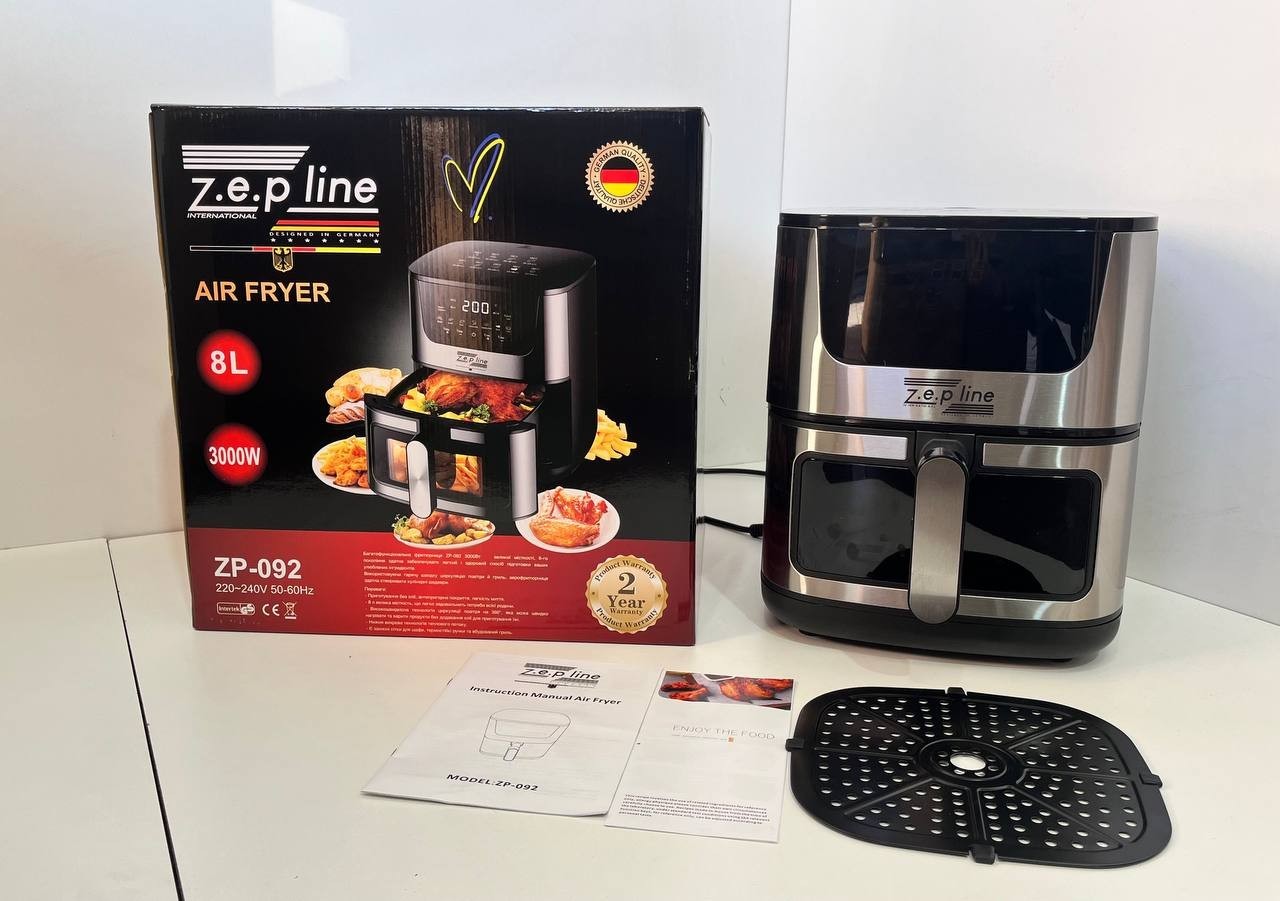 Аэрофритюрница Zepline ZP-092 8 л 3000 Вт.
