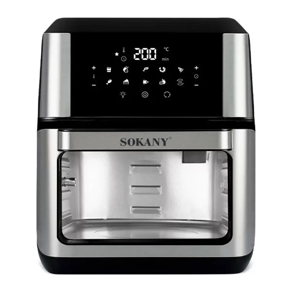 Мультипечь SOKANY SK-ZG-8029 | 12 л, 1800 Вт, температура до 200°C, таймер