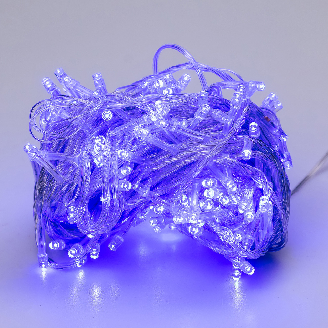Гірлянда нитка світлодіодна GarlandoPro 400 LED лампочок 18м 8 режимів лед гірлянда Синій