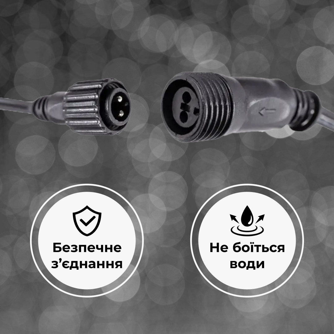 Гирлянда уличная лента светодиодная Дюралайт 900 LED 50м морозостойкая прозрачная проволока Белый