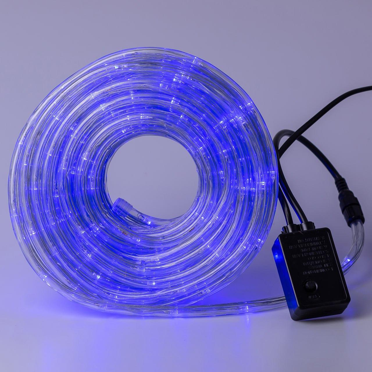 Гирлянда уличная лента светодиодная Дюралайт 480 LED 16м морозостойкая прозрачная проволока