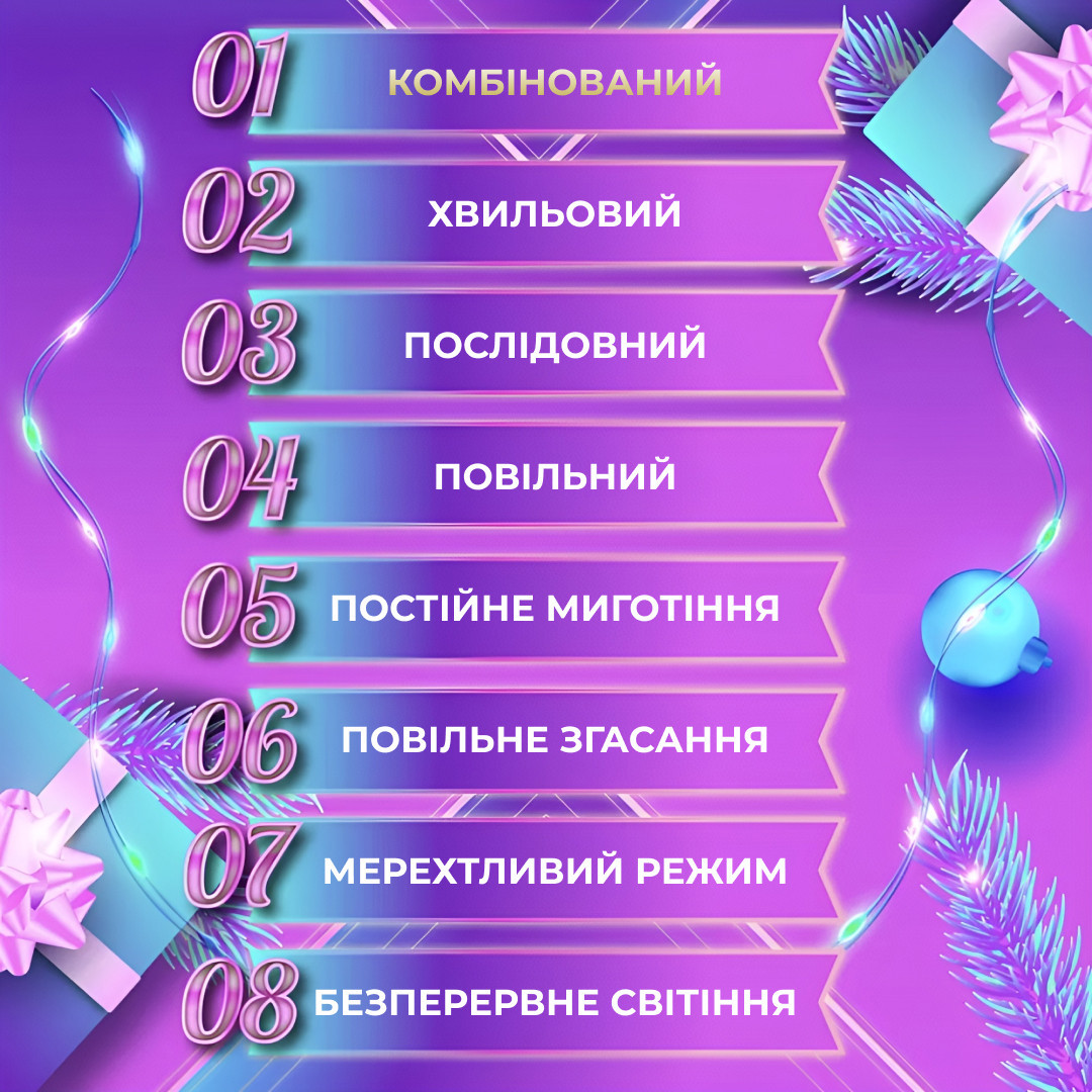 Гирлянда Роса Капля 100 метров 1000 LED светодиодная гирлянда в катушке медный провод 8 функций + пульт