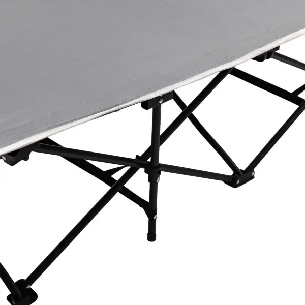 Кровать раскладная туристическая 185x60x50 см с стальным каркасом раскладушка складная для дачи кемпинга рыбалки SJ-0033G
